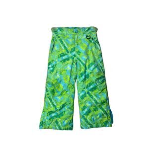 LL Bean Kid’s Snow Pants Sz 4 Alt3 Youth Malibu‎ Floral Ski Snow Pants Snowboard